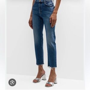 MOTHER High Rise Blue Jeans